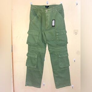 BoohooMAN Men’s 34 Relaxed Fit Cargo Pants